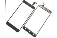Тачскрин (сенсор) для Alcatel 8050D черный