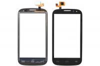 Тачскрин (сенсор) для Alcatel 5036D/ 5036X POP C5, черный