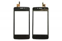 Тачскрин (сенсор) для Fly FS404 Stratus 3 ,черный