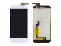 Дисплей Asus ZenFone Zoom (ZX551ML/ZX550ML) модуль с тачскрином (белый) НИЗ ЗАКРУГЛЕННЫЙ