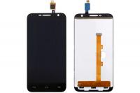 Дисплей для Alcatel 6016X/ 6016D IDOL 2 MINI модуль с тачскрином, черный