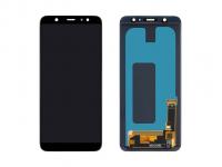 Дисплей Samsung A605FN/DS (A6+ 2018) модуль с тачскрином (черный) OLED