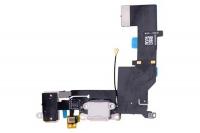 Шлейф для iphone SE с разъемом зарядки (системным), разъемом гарнитуры и микрофоном 821-00331, белый