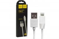 Кабель USB HOCO Lightning X1 Rapid для iphone X/ 8/ 7 Plus/ 6S/ 5S (3M) белый
