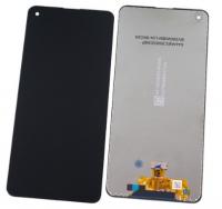 Дисплей Samsung A217F/DS (A21s) ориг LCD в рамке (черный)