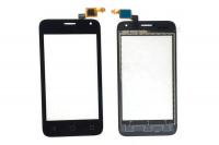 Тачскрин (сенсор) для Alcatel 4024D Pixi Fist, черный