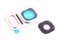 Стекло камеры для Samsung G935F Galaxy S7 Edge белое