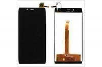 Дисплей для Alcatel 6032 Alpha, модуль с тачскрином, черный, HQ