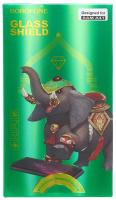 Защитное стекло BOROFONE Elephant для iPhone SE 2/8/7 2.5D, 0.33 мм с белой рамкой