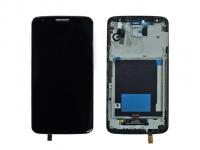 Дисплей для LG D802 G2, модуль с тачскрином, черный
