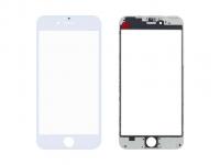 Стекло с рамкой для Apple iPhone 6 Plus белый, HQ