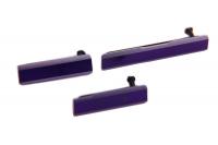 АКЦИЯ! Комплект заглушек для Sony C6903 Xperia Z1, фиолетовый