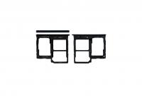 Держатель SIM Samsung A315F (A31) черный