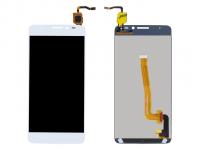 Дисплей Alcatel OT-6043D (Idol X Plus) модуль с тачскрином (белый)