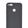 Чехол для Xiaomi Mi A1/ MI5X силиконовый матовый черный