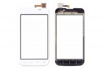 АКЦИЯ! Тачскрин (сенсор) для LG E445 Optimus L4 II Dual, белый