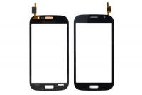 Тачскрин (сенсор) для Samsung I9082 Galaxy Grand Duos, черный/ синий