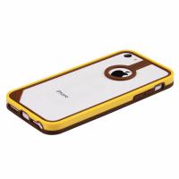 Бампер для Apple iPhone 5c BASEUS New Age FRAPIHMINI-BM08 желто-коричневый