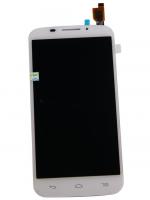 АКЦИЯ! Дисплей для Alcatel 7045 POP S7 модуль с тачскрином, белый, HQ