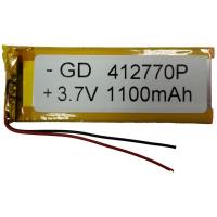 Аккумулятор 412770P 3.7V (4.1*27*70mm)