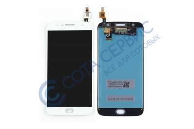 Дисплей для Motorola Moto G5S Plus модуль с тачскрином белый