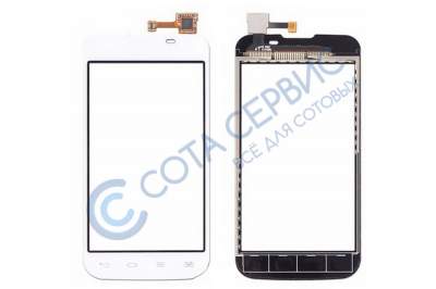 АКЦИЯ! Тачскрин (сенсор) для LG E445 Optimus L4 II Dual, белый