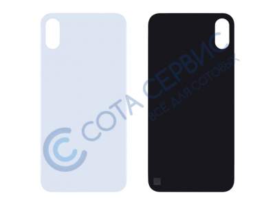 Задняя крышка для Apple iPhone XS серебро ориг (CE)