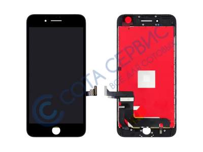 Дисплей для iPhone 7 Plus + тачскрин черный с рамкой (In-Cell)