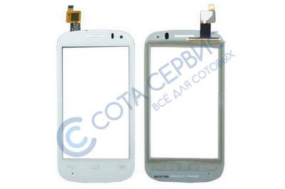 Тачскрин (сенсор) для Alcatel 4033/4033D POP C3, белый