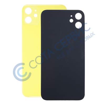 Задняя крышка для Apple iPhone 11 желтый с широким отверстием (CE)