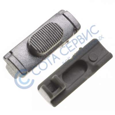 Клавиша блокировки (толкатель) для Nokia N8, серебро (пластик)