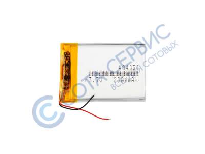 Аккумулятор универсальный 4х40х50 mm 2 000mAh (3,7V Li-Pol) (Vixion)
