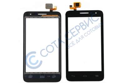 Тачскрин (сенсор) для Alcatel 5038D/ 5038X POP D5, черный