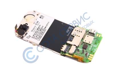 АКЦИЯ! Системная плата для Fly E146, в сборе (Разъемы SIM и камера и разъем гарнитуры и системный ра