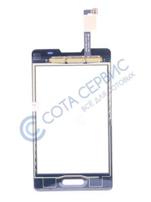 АКЦИЯ! Тачскрин (сенсор) для LG E440 Optimus L4 II, белый