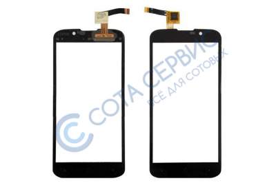 АКЦИЯ! Тачскрин (сенсор) для Highscreen Omega Prime Mini, черный