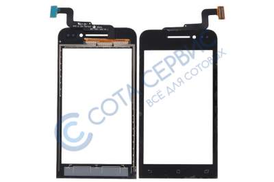 Тачскрин (сенсор) для Asus Zenfone 4 (A400CG) 4'' , черный