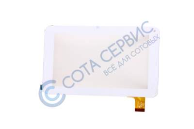 АКЦИЯ! Тачскрин (сенсор) для Explay M1 Plus, белый, оригинал АСЦ