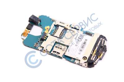 АКЦИЯ! Системная плата для Samsung C3510, в сборе (Разъемы SIM/ M2 и системный разъем и гарнитура и