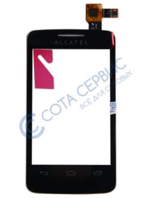 АКЦИЯ! Тачскрин (сенсор) для Alcatel 3040D/ 3041D Tribe черный, оригинал АСЦ