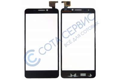 Тачскрин (сенсор) для Alcatel 6030/ 6030D Idol, черный