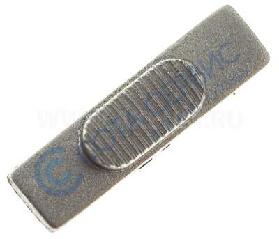 Клавиша блокировки (толкатель) для Nokia E7-00, серебро (пластик)