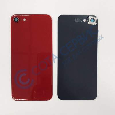 Задняя крышка для Apple iPhone 8 со стеклом камеры, красный ориг