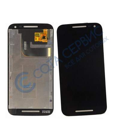 Дисплей для Motorola Moto G (generation 3) модуль с тачскрином черный