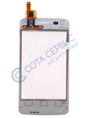 АКЦИЯ! Тачскрин (сенсор) для Alcatel 4010/ 4010D T Pop, белый