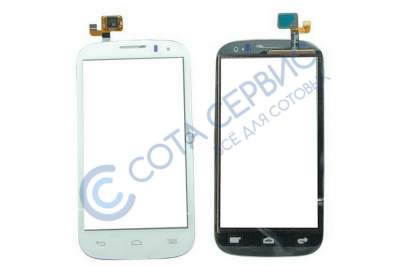 Тачскрин (сенсор) для Alcatel 5036D/ 5036X POP C5, белый