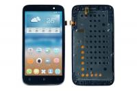 Дисплей для Lenovo A850 модуль с тачскрином, черный
