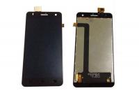 АКЦИЯ! Дисплей для Fly IQ4512 EVO Chic 4 Quad модуль с тачскрином, черный, HQ