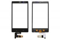 АКЦИЯ! Тачскрин (сенсор) для Nokia X2 Dual Sim (RM-1013), черный