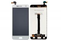 Дисплей для ZTE Blade V8 модуль с тачскрином белый